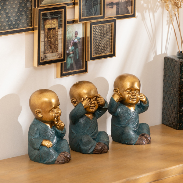 Διακοσμητικοί Βούδες (Σετ 3τμχ) A-S Jiling Wisdom 195057