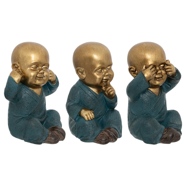 Διακοσμητικοί Βούδες (Σετ 3τμχ) A-S Jiling Wisdom 195057
