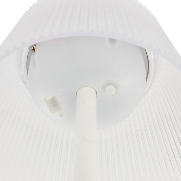 Επιτραπέζιο Ηλιακό Φωτιστικό Επαναφορτιζόμενο (Φ13x30) A-S Katy White 205935