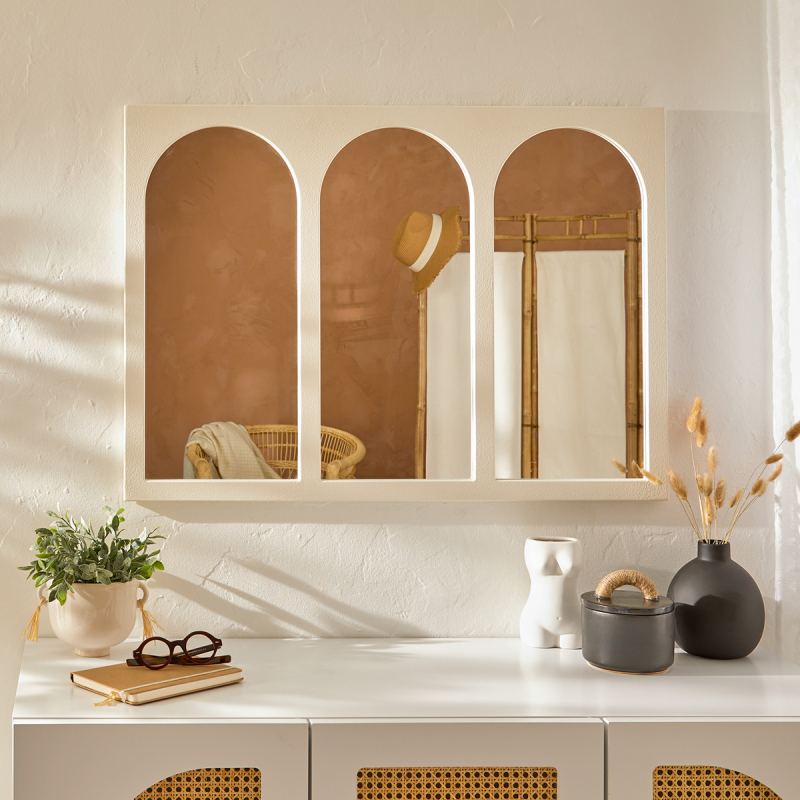 Διακοσμητικός Καθρέφτης Τοίχου (91x66) A-S Sohane 206404