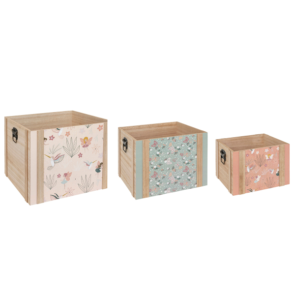 Κουτιά Αποθήκευσης (Σετ 3τμχ) A-S Forest 193931A