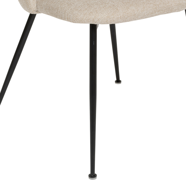 Καρέκλα Τραπεζαρίας (49x53x81) A-S Raven Beige 207301A