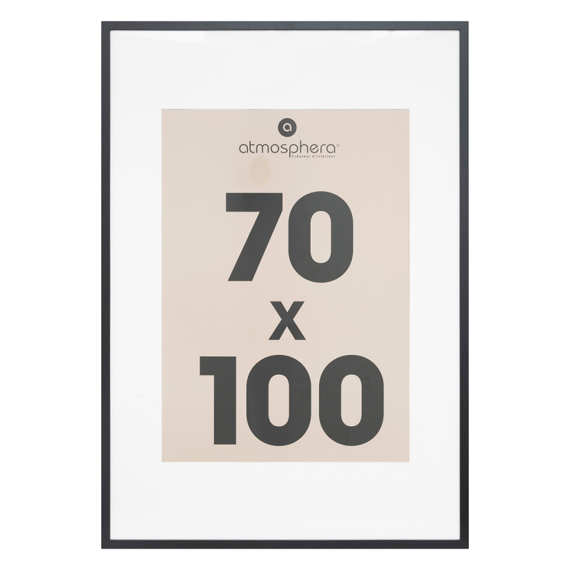 Κορνίζα (70x100) A-S Manu Black 206461A