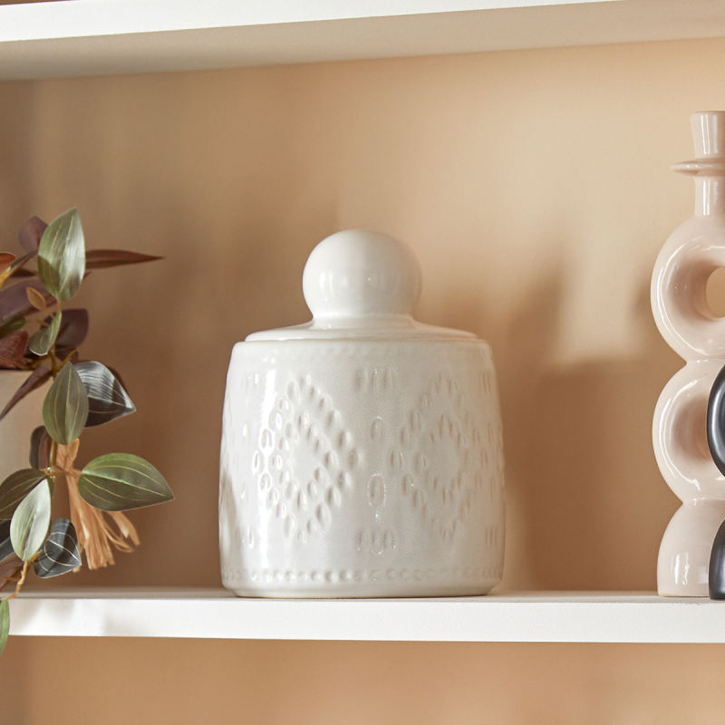 Διακοσμητικό Βάζο Με Καπάκι (Φ15.2x19) A-S Mala 206239