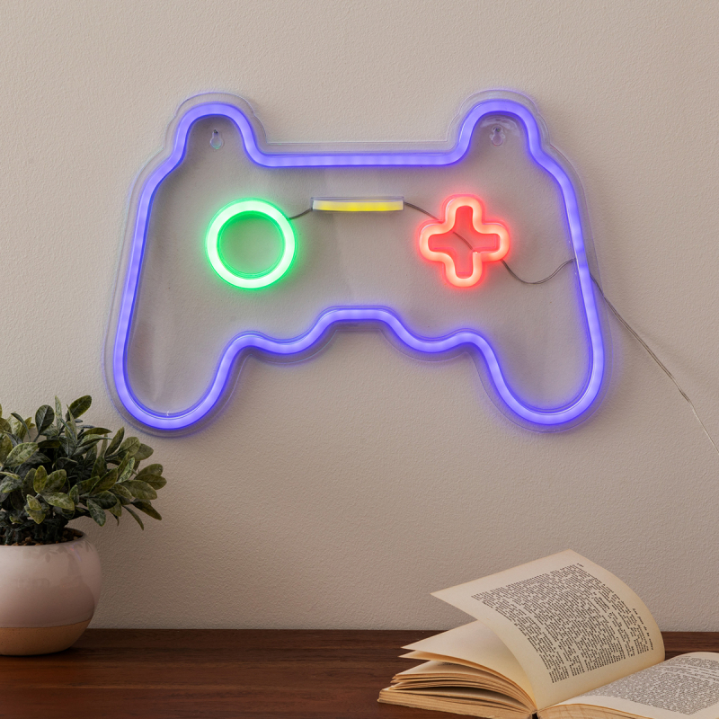 Διακοσμητικό Φωτιστικό Τοίχου LED A-S Game Controller 205957