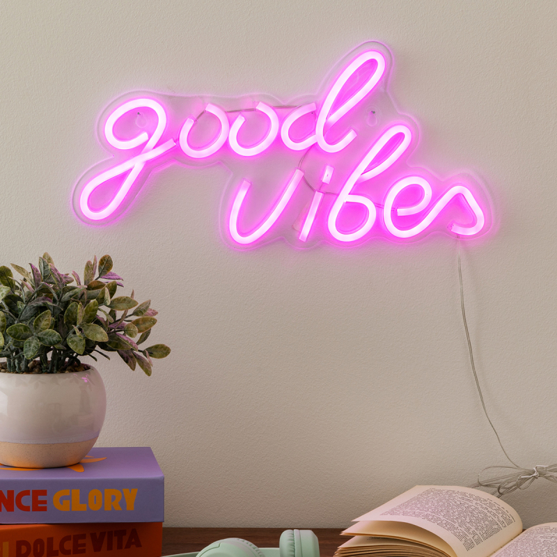 Διακοσμητικό Φωτιστικό Τοίχου LED A-S Good Vibes 205960