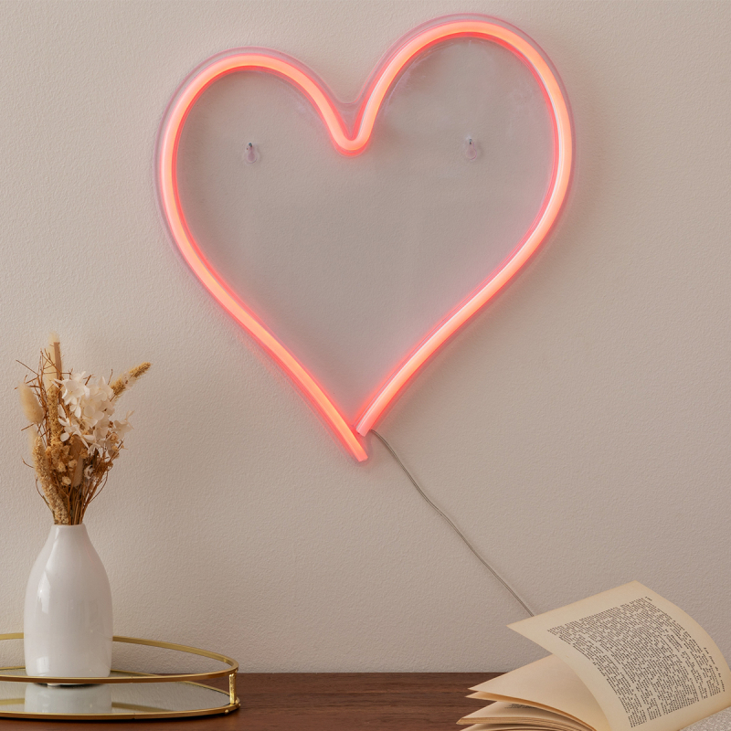 Διακοσμητικό Φωτιστικό Τοίχου LED A-S Heart 205963