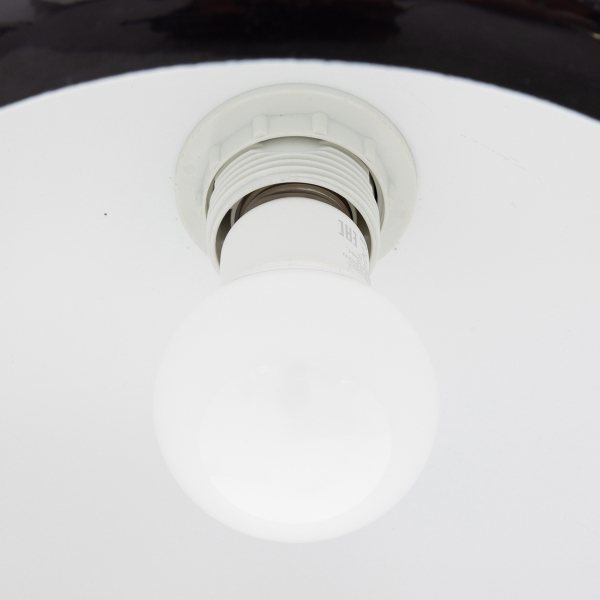 Φωτιστικό Οροφής Μονόφωτο A-S Savio Black 205965B