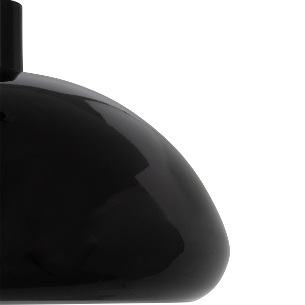 Φωτιστικό Οροφής Μονόφωτο A-S Savio Black 205965B