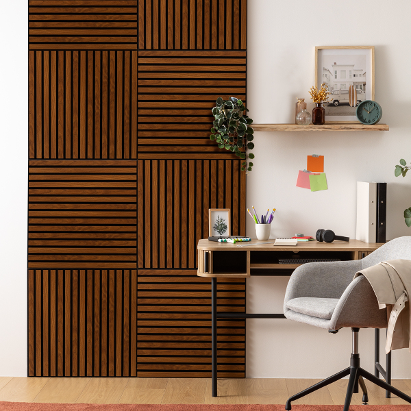 3D Πάνελ Τοίχου Ξύλινο (60x60) A-S Colva D.Wood 210403B