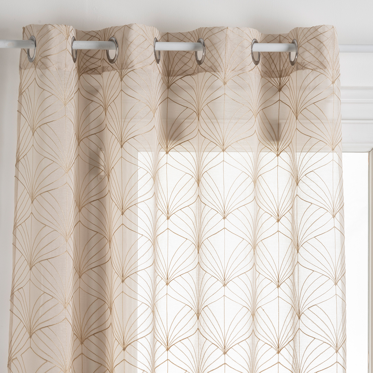 Κουρτίνα (140X240) με Τρουκς A-S Mia Linen 178580D Home Κουρτίνες Σαλονιού Spitishop