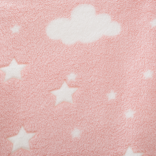 Φωσφοριζέ Κουβέρτα Fleece Κούνιας (125x150) A-S Glow Pink 158771A