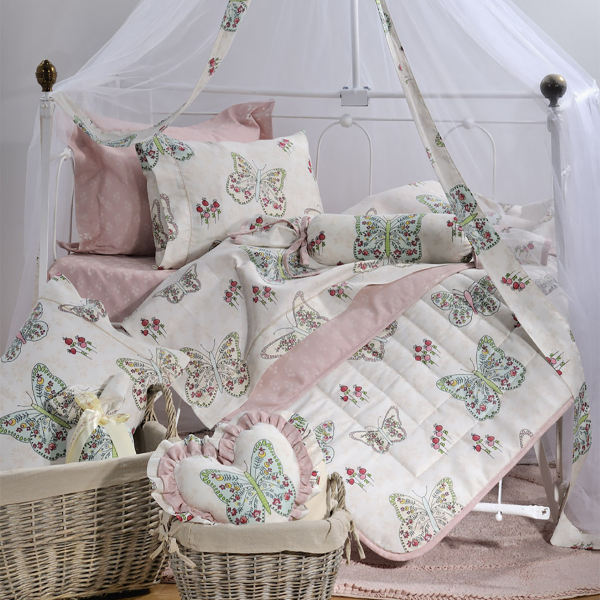 Κοιυβερλί Κούνιας (95x145) 2 Όψεων Down Town 122 Lory