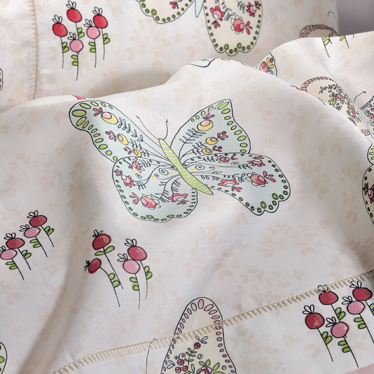 Κοιυβερλί Κούνιας (95x145) 2 Όψεων Down Town 122 Lory φωτογραφία