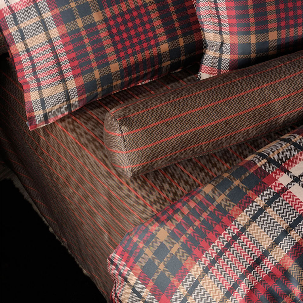 Κουβερλί Υπέρδιπλο (Σετ 235X250) 2 Όψεων Down Town 829 Amsterdam Stripe Home Λευκά Είδη Κρεβατοκάμαρας Υπέρδιπλα Spitishop