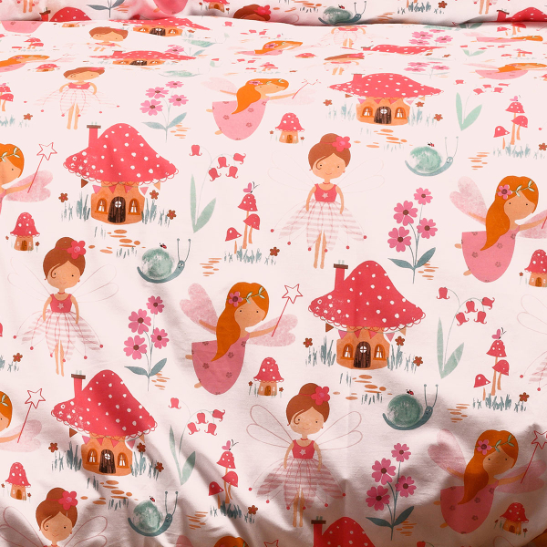 Παπλωματοθήκη Μονή (165x245) Melinen Magic Pink