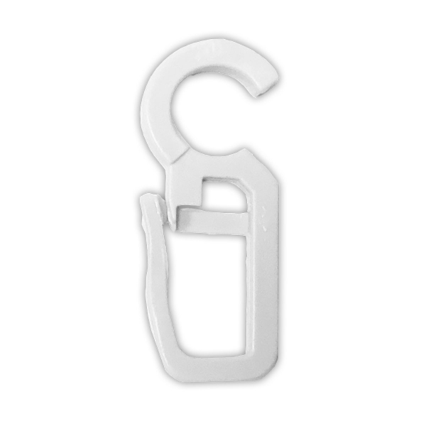 Γαντζάκια Κουρτίνας Για Κρίκους 10τμχ Grace White Mat 260357