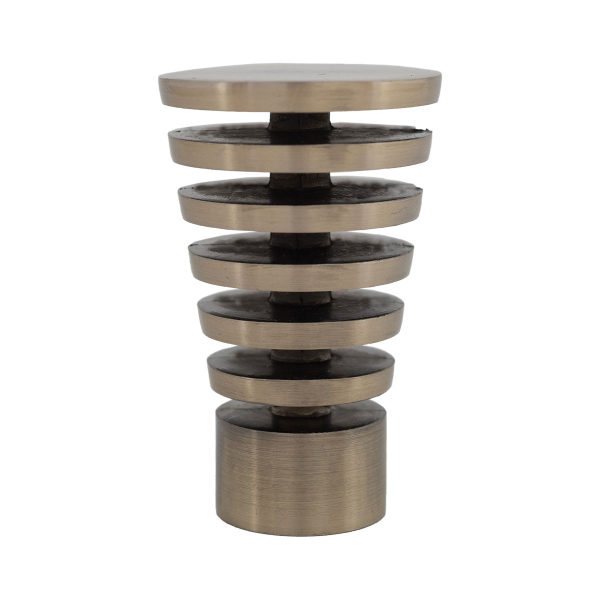 Διακοσμητικά Άκρα Κουρτινόξυλου (Σετ 2τμχ) Grace Charm Bronze 619056