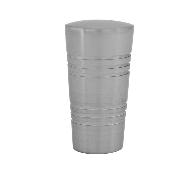 Διακοσμητικά Άκρα Κουρτινόξυλου (Σετ 2τμχ) Grace Bold Chrome Brushed 619065