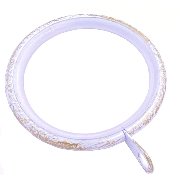 Κρίκοι Κουρτίνας 10τμχ (Φ28) Grace White-Gold 520283