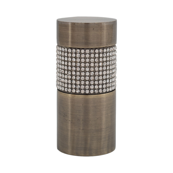 Διακοσμητικά Άκρα Κουρτινόξυλου (Σετ 2τμχ) Grace Gems Bronze 628096