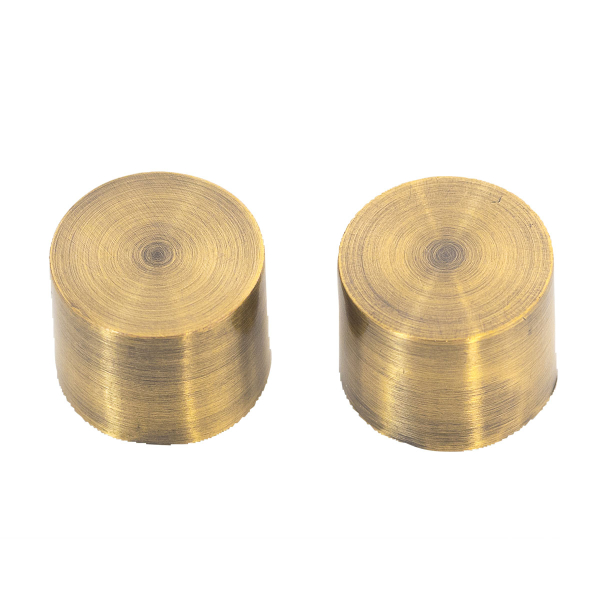 Διακοσμητικά Άκρα Κουρτινόξυλου (Σετ 2τμχ) Grace Bronze 550446