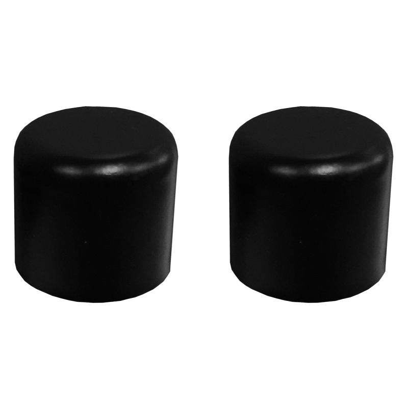 Διακοσμητικά Άκρα Κουρτινόξυλου (Σετ 2τμχ) Grace Black 550448