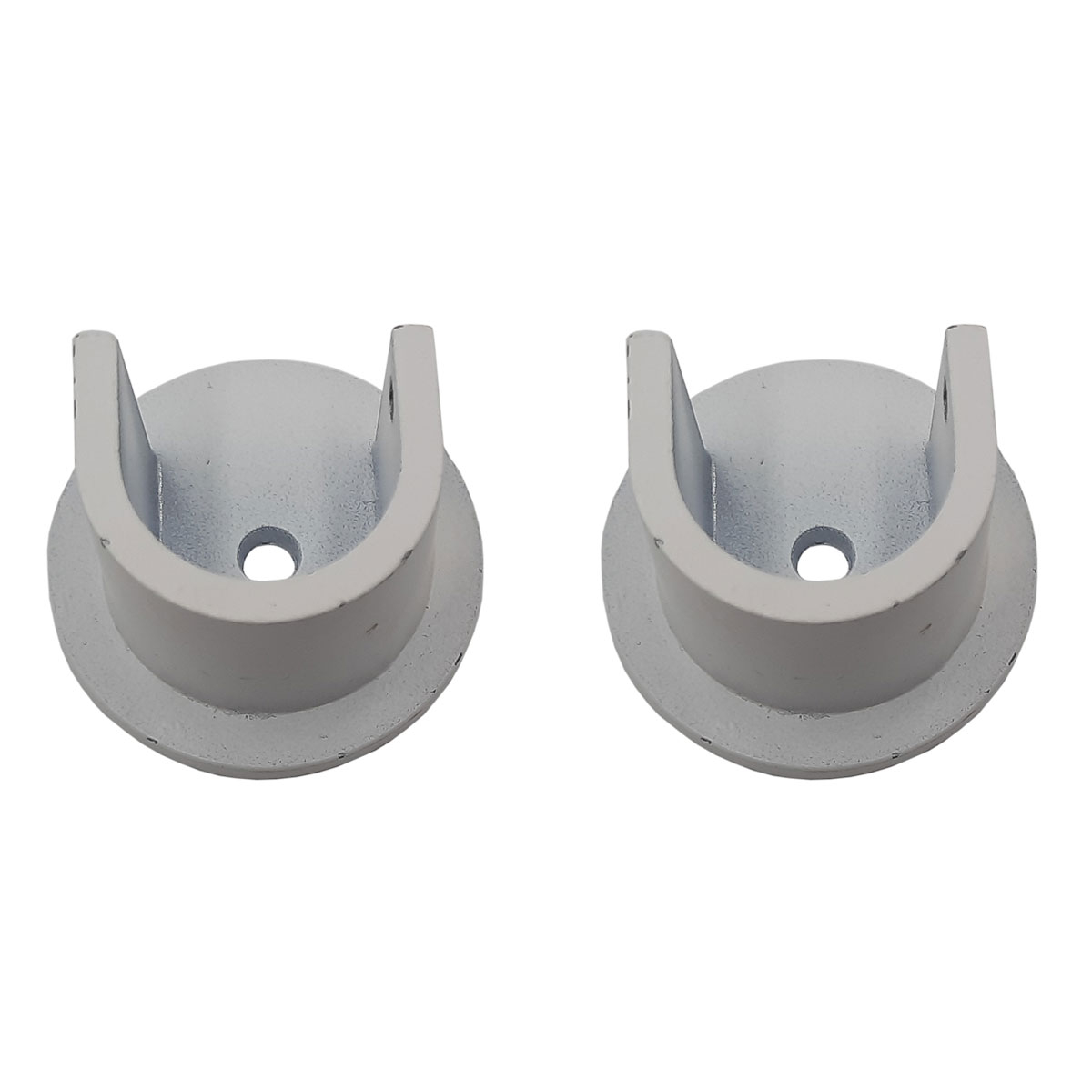 Βάσεις Κουρτινόξυλου Ανοιχτού Τύπου (Σετ 2τμχ) Grace White Mat 550457 φωτογραφία