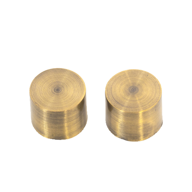 Διακοσμητικά Άκρα Κουρτινόξυλου (Σετ 2τμχ) Grace Bronze 550476