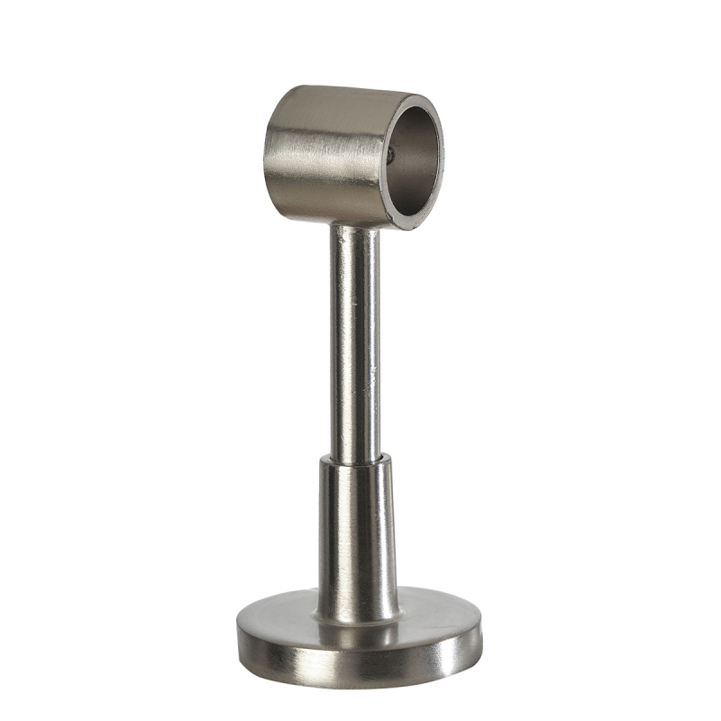 Βάσεις Κουρτινόξυλου Κλειστού Τύπου (Σετ 2τμχ) Φ28 Grace Chrome Brushed 553281