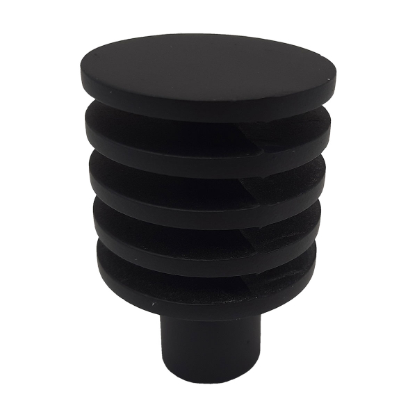 Διακοσμητικά Άκρα Κουρτινόξυλου (Σετ 2τμχ) Grace Universe Black 59120