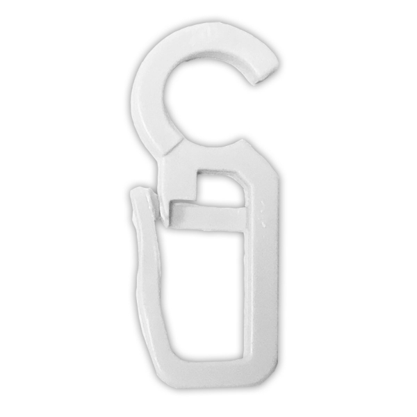 Γαντζάκια Κουρτίνας Για Κρίκους 10τμχ (Φ16) Grace White Mat 660357