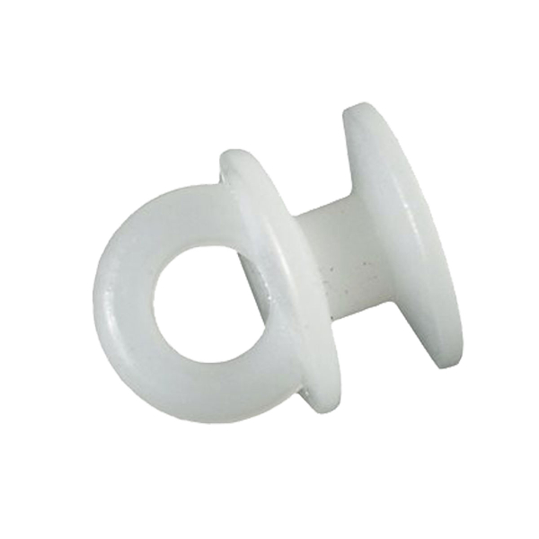 Ράουλα Σιδηρόδρομου Στρογγυλά 50τμχ Grace White Mat 660650