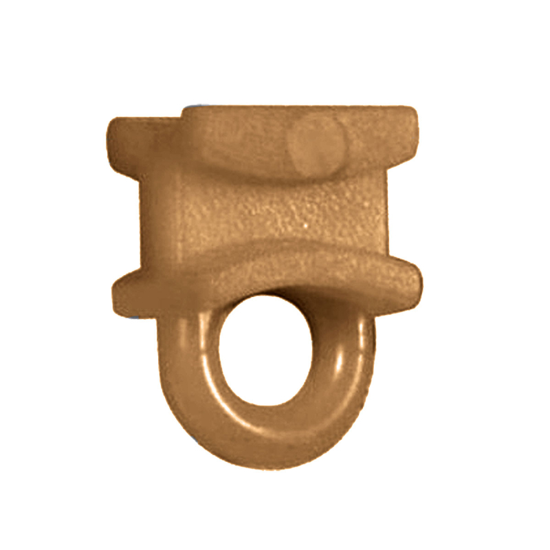 Ράουλα Σιδηρόδρομου Τετράγωνα 50τμχ Grace Bronze 660652