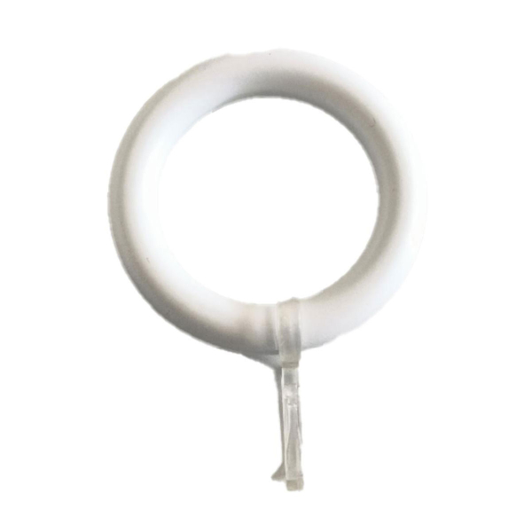 Κρίκοι Κουρτίνας 10τμχ (Φ28) Grace White Mat 99862