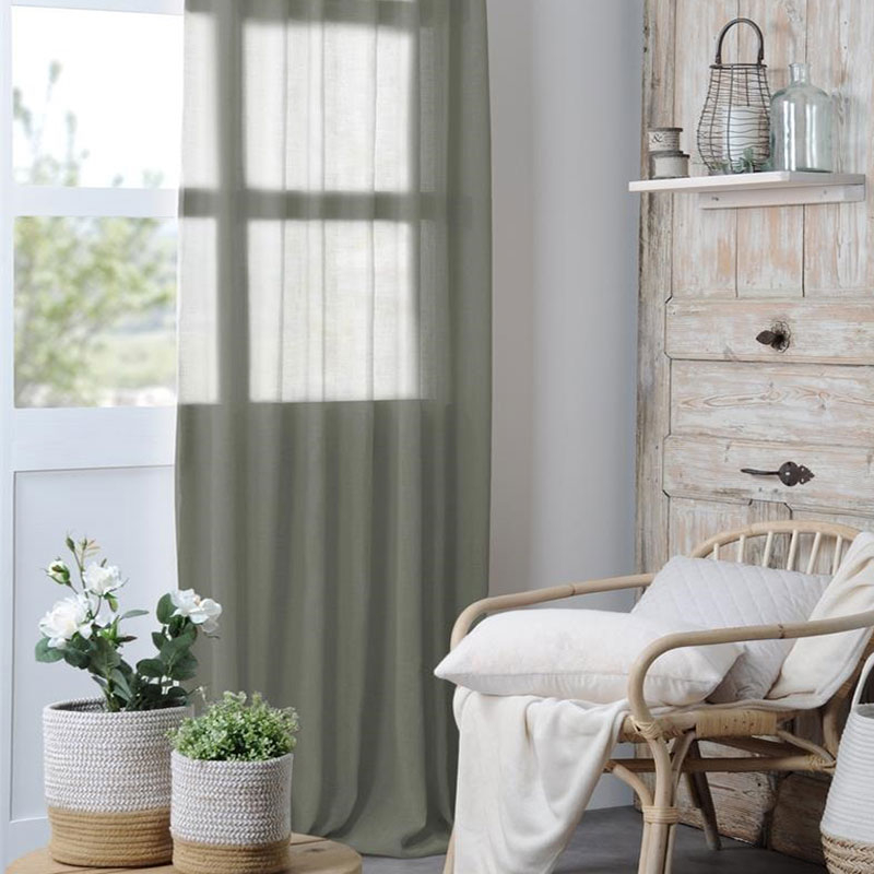 Κουρτίνα (140x280) Με Τιράντες S-F Madrid Kaki R9A194005VL