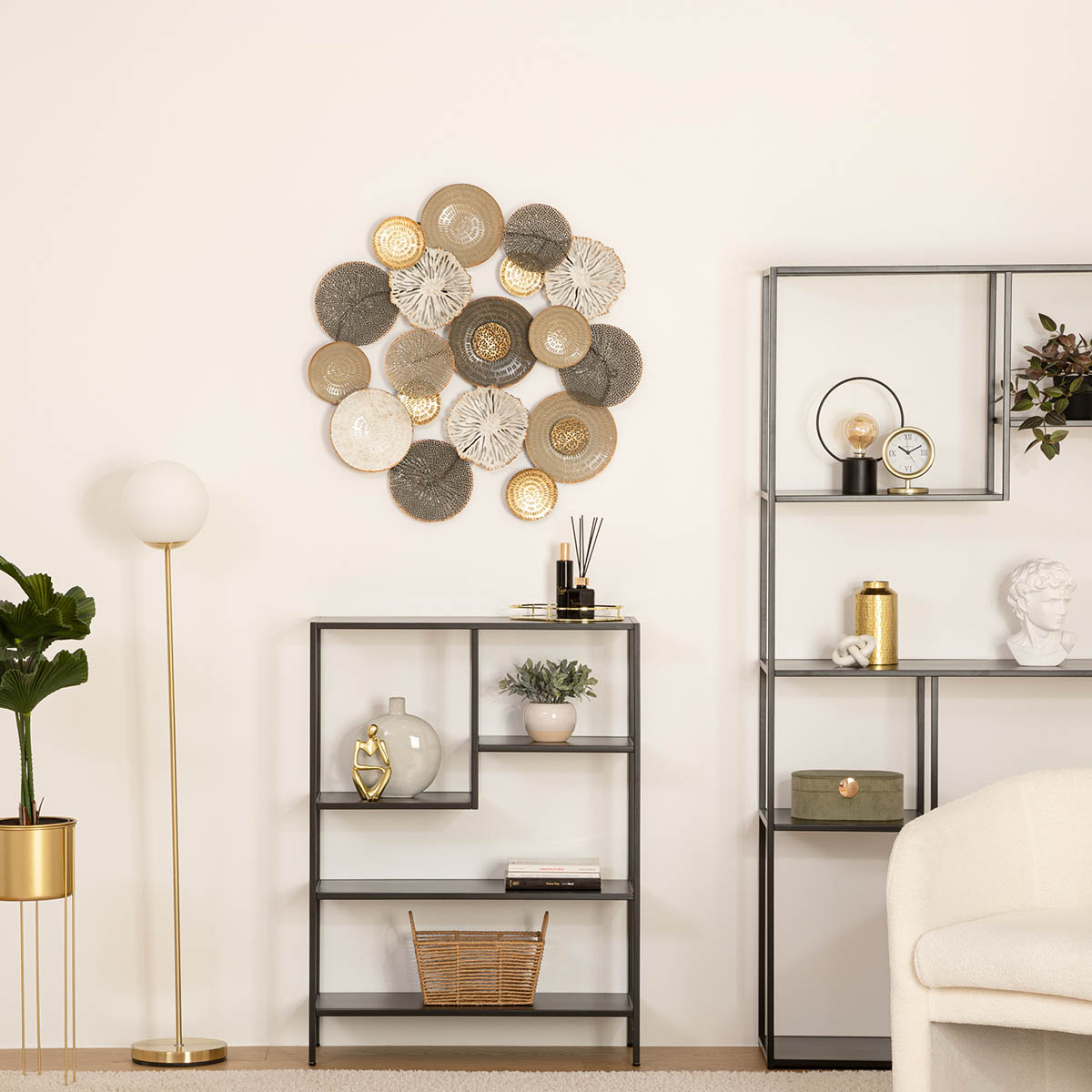 Διακοσμητικό Τοίχου (80 5X8X79) A-S Leana 179484 Home Διακόσμηση Διακοσμητικά Spitishop