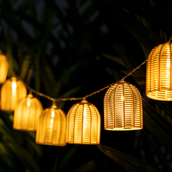 Διακοσμητική Γιρλάντα Ηλιακή Με 10 LED Φωτάκια A-S Aia 190613