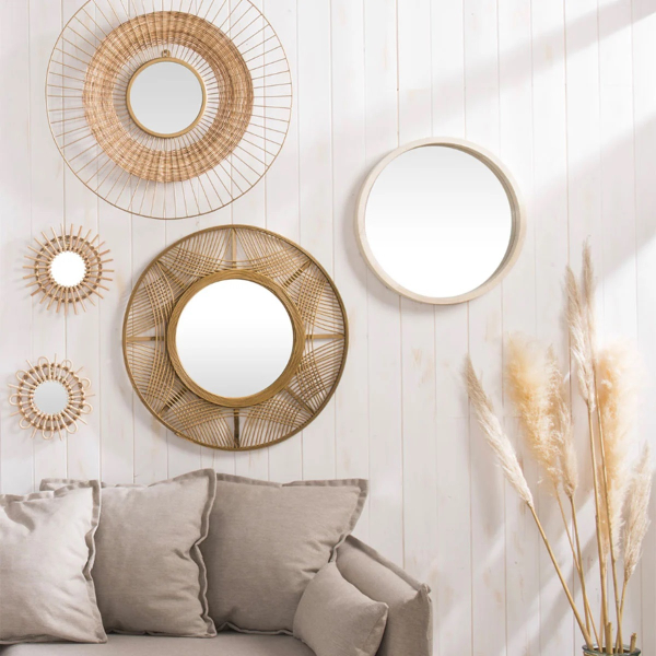 Διακοσμητικός Καθρέφτης Τοίχου (Φ89) A-S Ina 169345