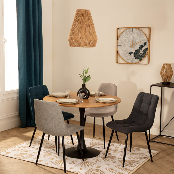 Καρέκλα Τραπεζαρίας (44x55x83.5) A-S Sirac Dark Grey 184905B