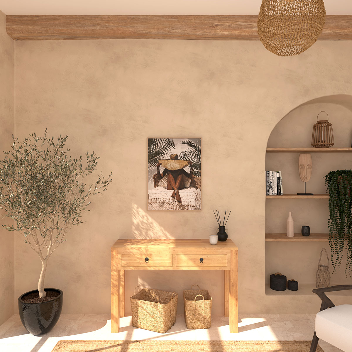 Πίνακας με Κορνίζα (58X78) A-S Eliane 193235 Home Διακόσμηση Πίνακες & Κάδρα Τοίχου Spitishop