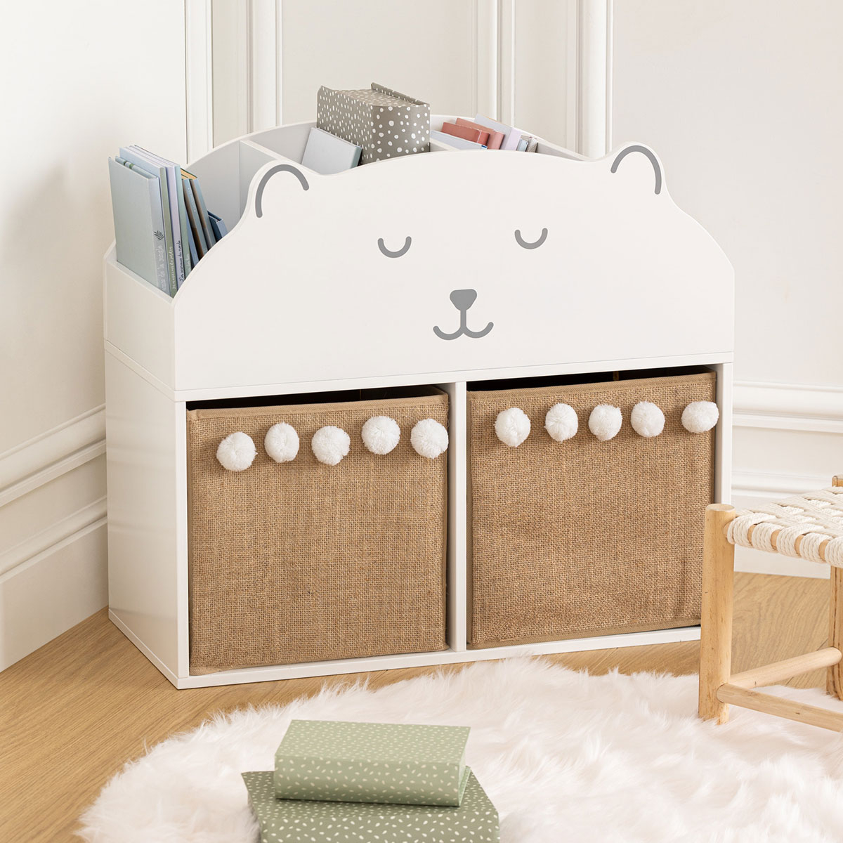 Παιδική Βιβλιοθήκη (56X30X64) A-S Teddy Bear 195879 Home Παιδικά Βρεφικά & Έπιπλα Παιδικές Βιβλιοθήκες Spitishop
