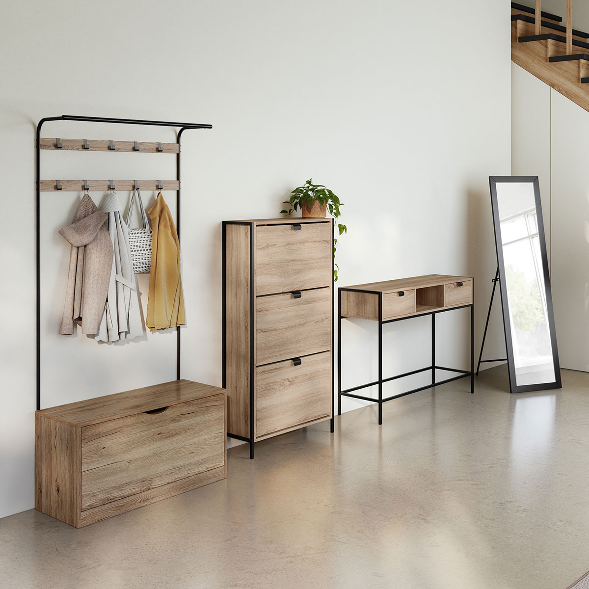 Καθρέφτης Δαπέδου (41X158 5) A-S Black 121117B Home Διακόσμηση Καθρέφτες Spitishop