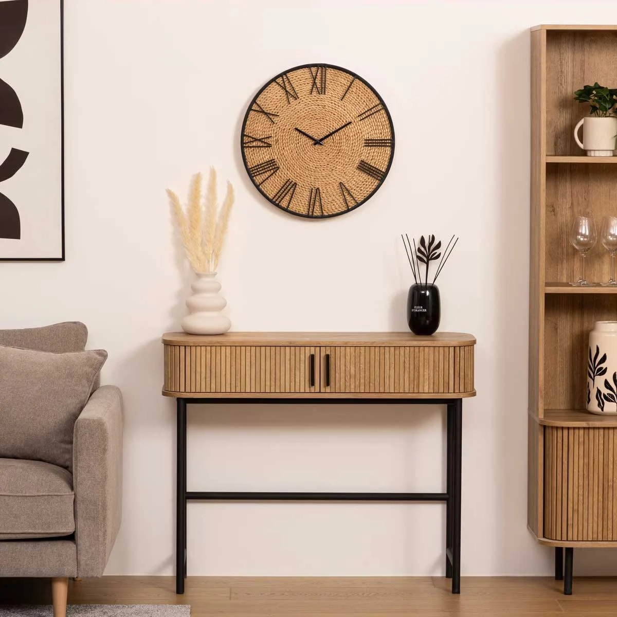 Ρολόι Τοίχου (Φ50) Αθόρυβο A-S Nico 185802 Home Διακόσμηση Ρολόγια & Επιτραπέζια Spitishop