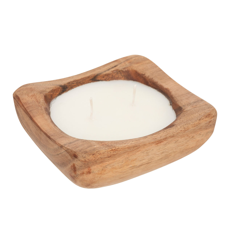 Κερί Αρωματικό 150gr (Φ12.5x5) A-S Paola Linen Wood 187618