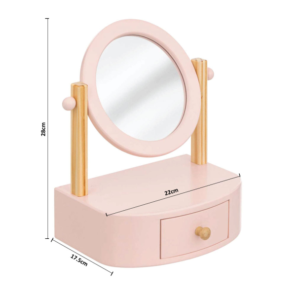 Παιδικό Μπουντουάρ Με Καθρέφτη & Συρτάρι (22x17.5x28) A-S Dressing Table 203771