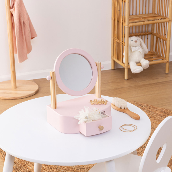 Παιδικό Μπουντουάρ Με Καθρέφτη & Συρτάρι (22x17.5x28) A-S Dressing Table 203771
