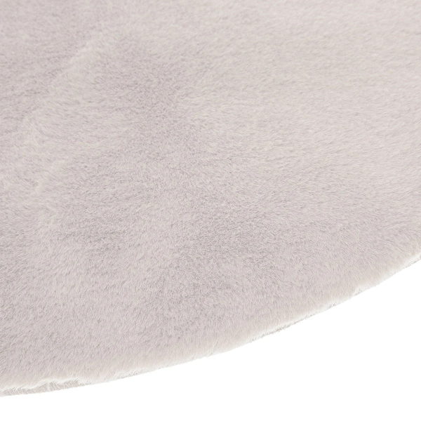 Στρογγυλό Πατάκι Γούνινο (Φ80) A-S Rug Fur Ivoire 172421A