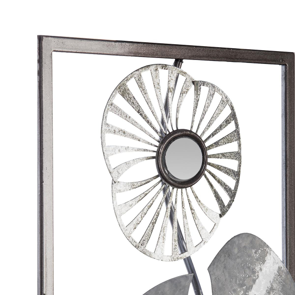 Διακοσμητικό Τοίχου (25x61) A-S Flower Silver 148279C