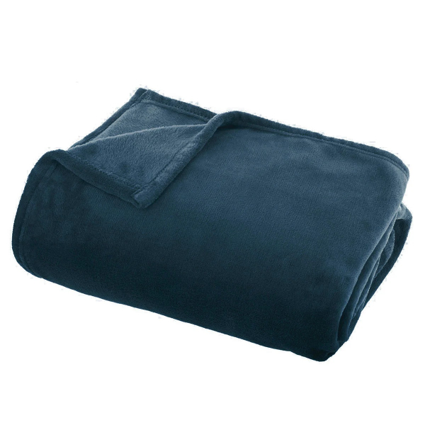 Κουβέρτα Καναπέ Fleece (130x180) A-S Flannel Aegean Blue 156047F